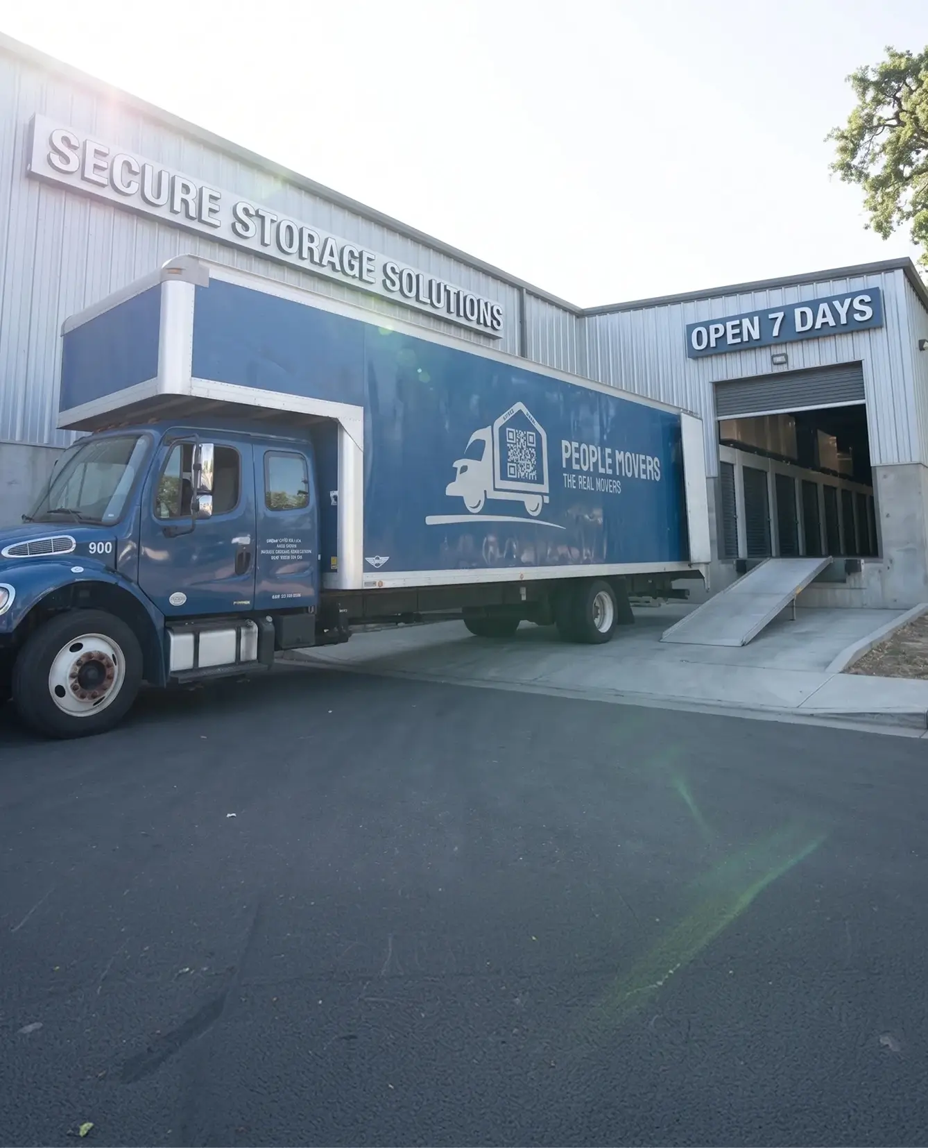 Movers delivering items from storage unit to apartment in the Bay Area